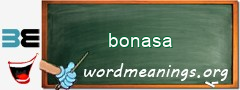 WordMeaning blackboard for bonasa